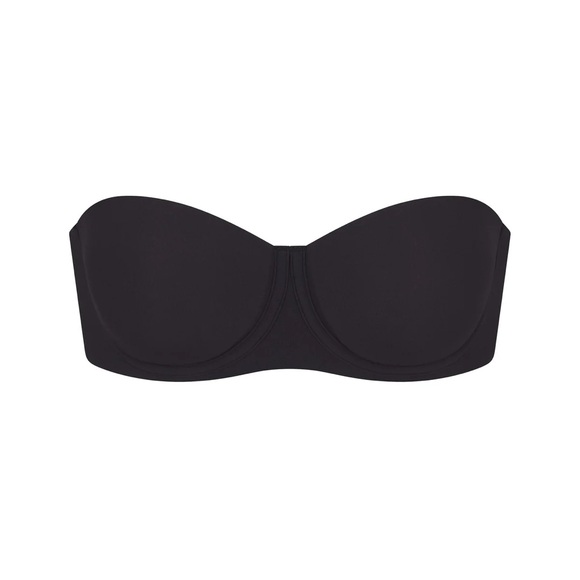 NWT SKIMS Fits Everybody Strapless Bra in Onyx - Picture 1 of 9